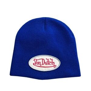 Vintage Von Dutch Blue Beanie